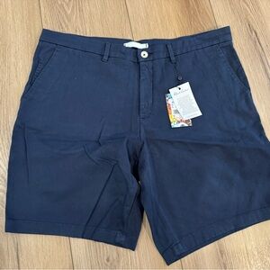 Robert Graham Belgrade Shorts Mens 36 Blue Classic Fit Slash Pockets NWT